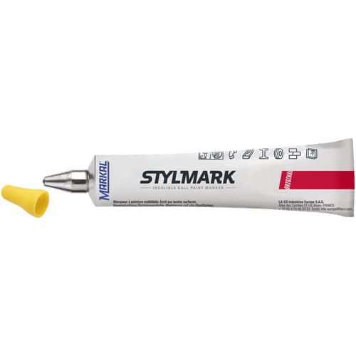 Průmyslový popisovač v tubě Stylmark, žlutá