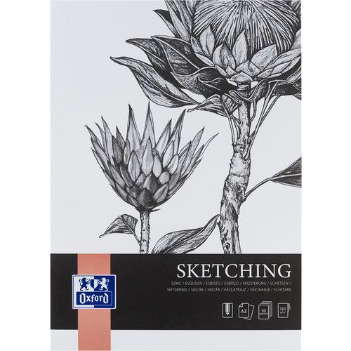 Blok Oxford Sketching A3, 120 g/m2