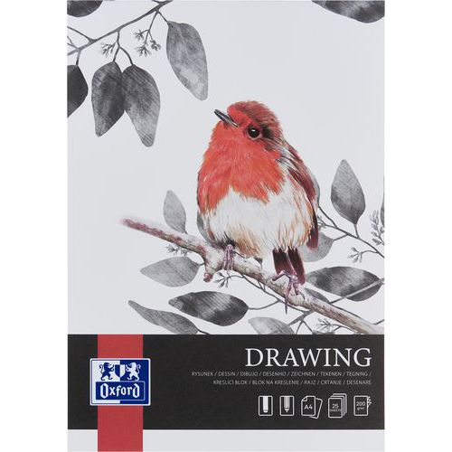 Blok Oxford Sketching A4, 200 g/m2