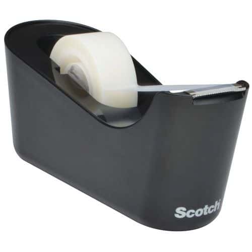 Stolní odvíječ lepicí pásky Scotch C18, 19 mm, černá