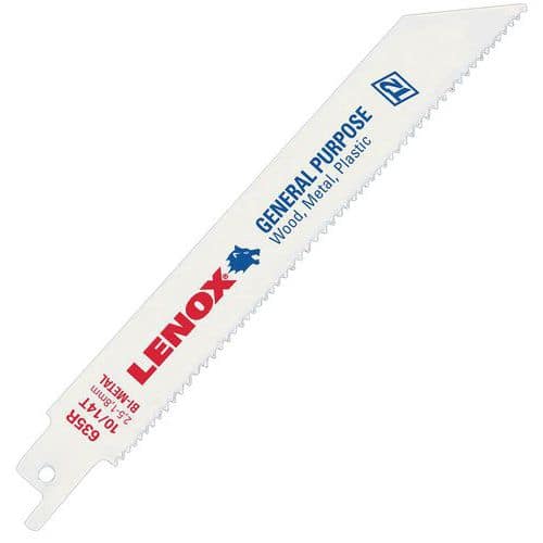 Bimetalový pilový list PowerBlast Lenox na kov, délka 203 mm, 10 zubů na centimetr