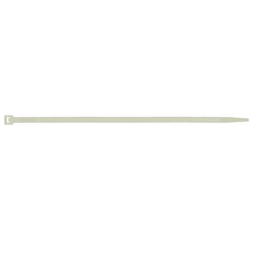 DEGOMETAL pásek plastový, bílý, stahovací, 360 mm, 100 ks
