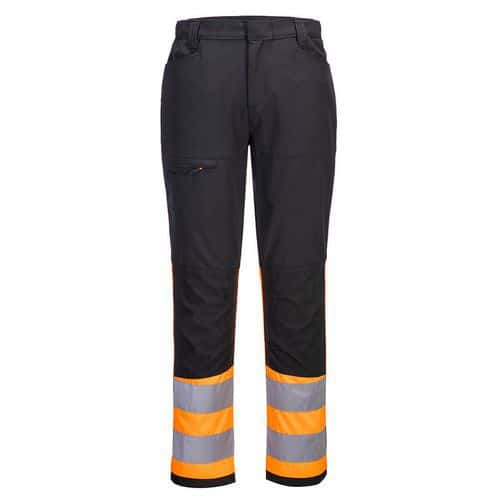 Pracovní kalhoty WX2 Eco Hi-Vis, oranžová/černá, vel. 28
