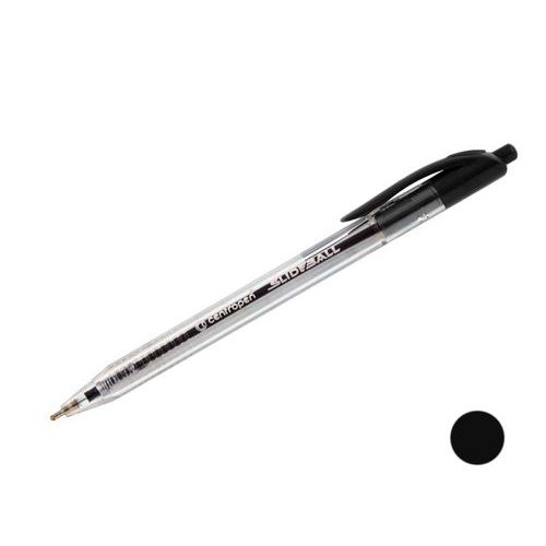 Propiska jednorázová CENTROPEN 2225 SlideBall Clicker, černá