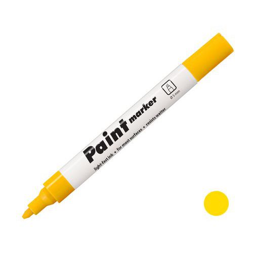 Popisovač CENTROPEN 9100 LAKOVÝ značkovač, žlutý