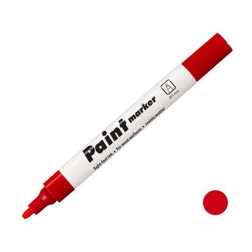 Popisovač CENTROPEN 9100 LAKOVÝ značkovač, červený