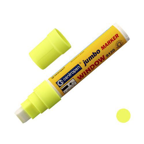 Popisovač CENTROPEN 9120 KŘÍDOVÝ, žlutý