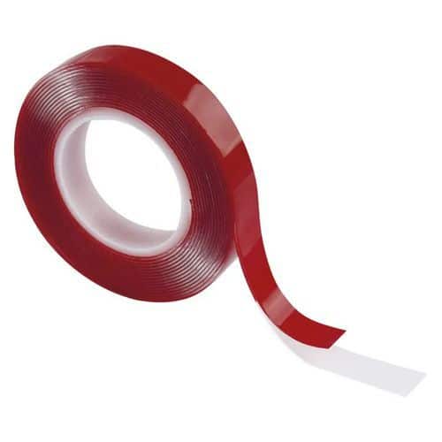 Oboustranná akrylová páska Emos, čirá, 3 m, 12 mm