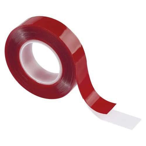 Oboustranná akrylová páska Emos, čirá, 3 m, 18 mm