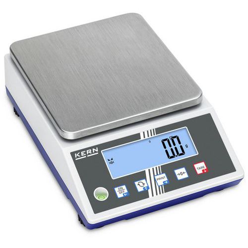 Přesná váha Kern PCJ 6000-1M, do 6 000 g, s kalibračním listem