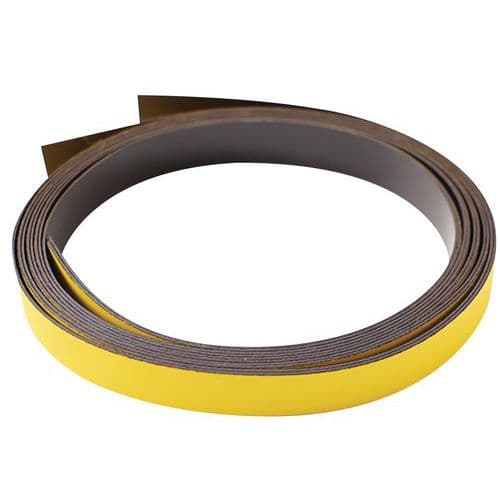 Magnetické pásky pro plánovací tabule, žluté