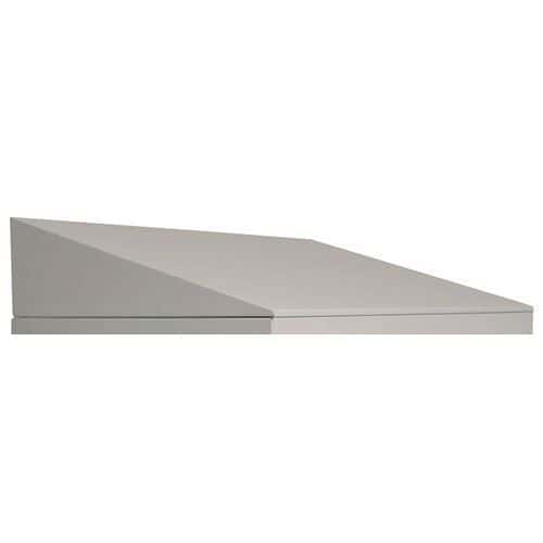 Šikmá stříška pro šatníky Vinco, 40 cm, šedá