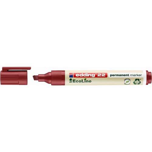 Permanentní popisovač edding EcoLine 22, červený