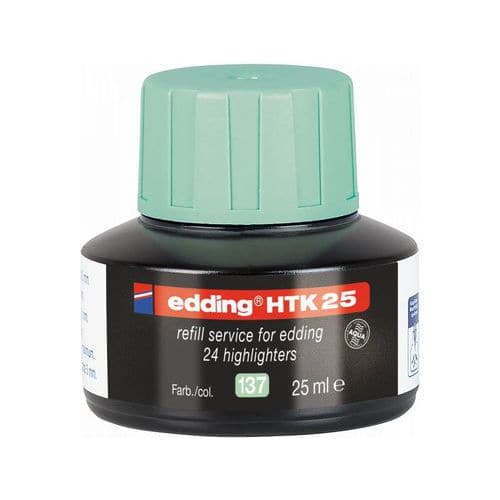 Náhradní inkoust pro zvýrazňovače edding HTK 25, pastelově zelený (137)