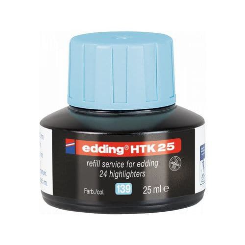 Náhradní inkoust pro zvýrazňovače edding HTK 25, pastelově modrý (139)
