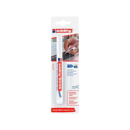Permanentní průmyslový popisovač edding 8046 Ready white, v blistru