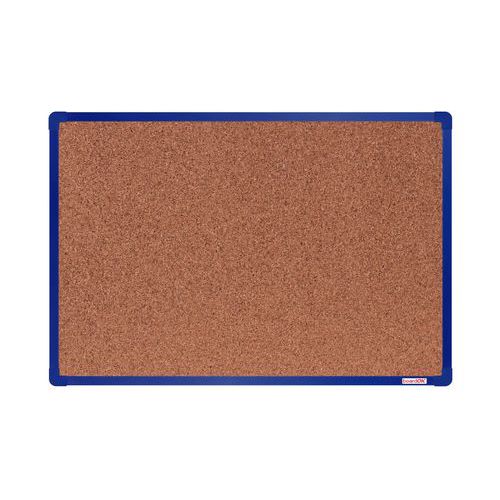Korková tabule boardOK, 90 x 60 cm, modrá