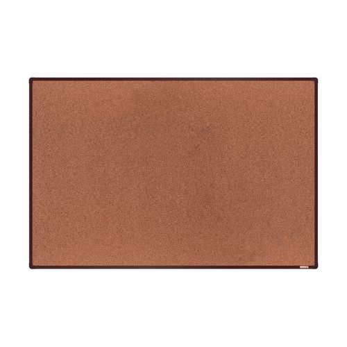Korková tabule boardOK, 180 x 120 cm, hnědá