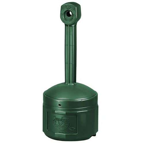 Plastový stojanový popelník Smoker’s Cease Fire®, 15 l, zelená