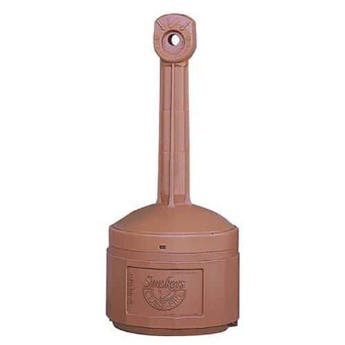 Plastový stojanový popelník Smoker’s Cease Fire®, 15 l, hnědá