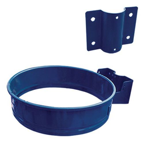 Kovový rámeček na odpadkové pytle pro objem 110 l, modrý