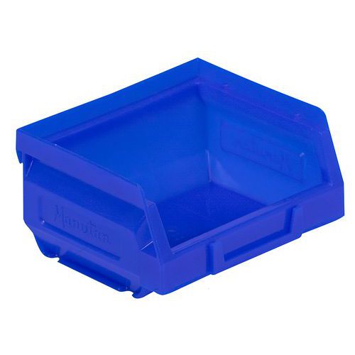 Plastový box Manutan Expert  6,2 x 10,3 x 12 cm, modrý