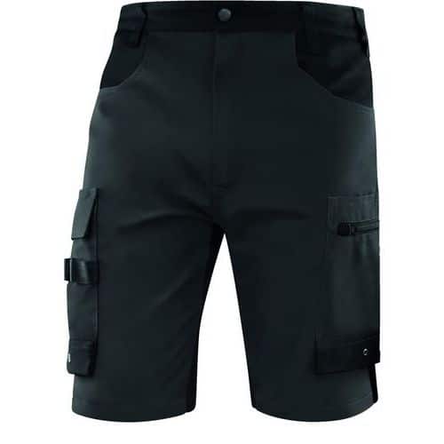 Strečové pracovní bermudy M5BE3 Grey/BlackSize XXL
