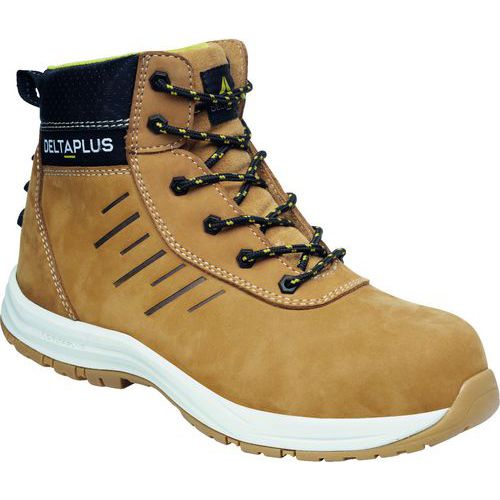 Vysoké boty z nubukové kůže SAGA2 S3S SR FO Beige P. 45