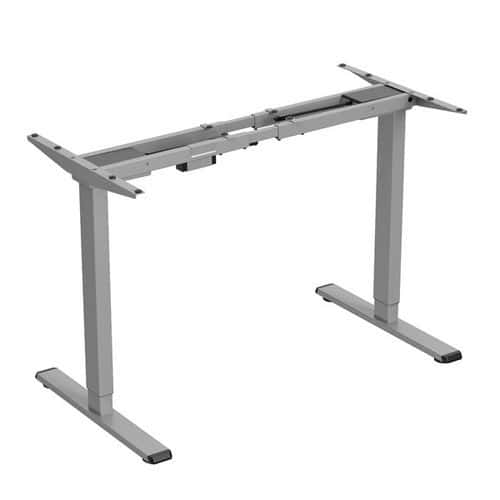 Rám výškově nastavitelného stolu Powerton, rozsah 500 mm, šedá