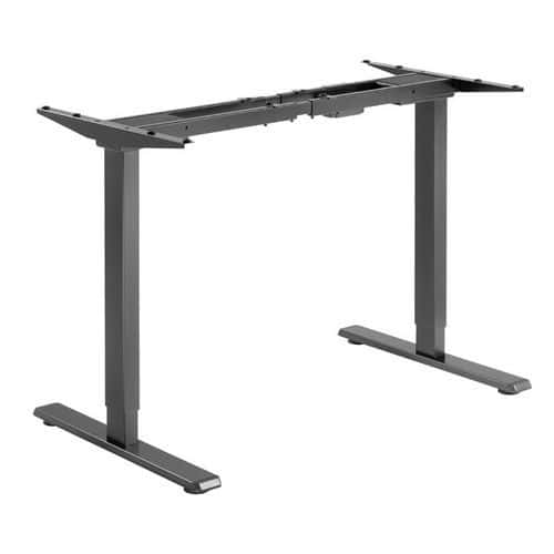Rám výškově nastavitelného stolu Powerton, rozsah 500 mm, černá