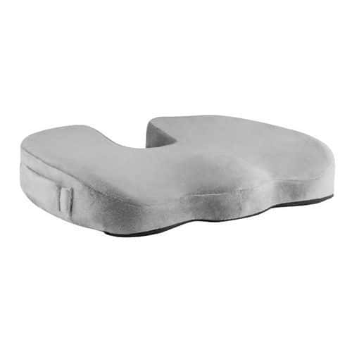 Podsedák pod hýždě Powerton, ergonomický, paměťová pěna, šedá