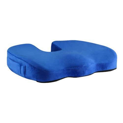 Podsedák pod hýždě Powerton, ergonomický, paměťová pěna, modrá