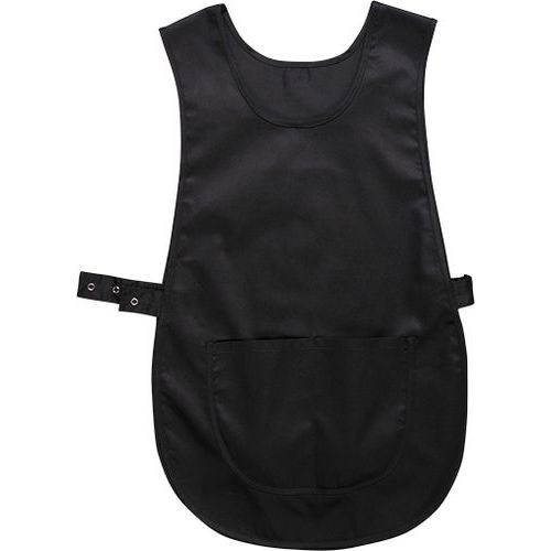 Zástěra klokanka s kapsou, černá, vel. L-XL