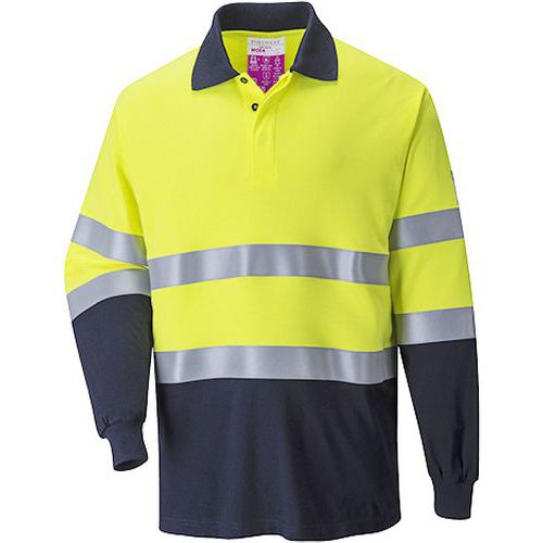Polokošile Flame Resistant Anti-Static Two Tone, modrá/žlutá, vel. 4XL
