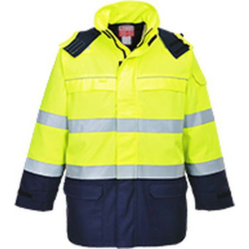 Bunda Bizflame Multi Arc Hi-Vis, modrá/žlutá, vel. L
