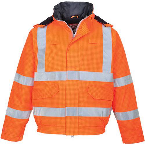 Bomber Bizflame Rain Hi-Vis Antistatic, oranžová, vel. 4XL