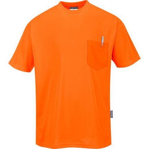 Triko Day-Vis s krátkými rukávy, oranžová, vel. 4XL