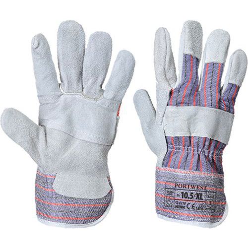 Pracovní rukavice Canadian Rigger, šedá, 12 párů, vel. XL