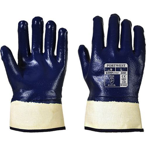 Rukavice Nitrile Safety Cuff, modrá, vel. L