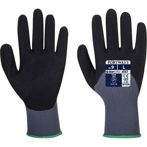 Rukavice DermiFlex Ultra Plus, šedá/černá, vel. L