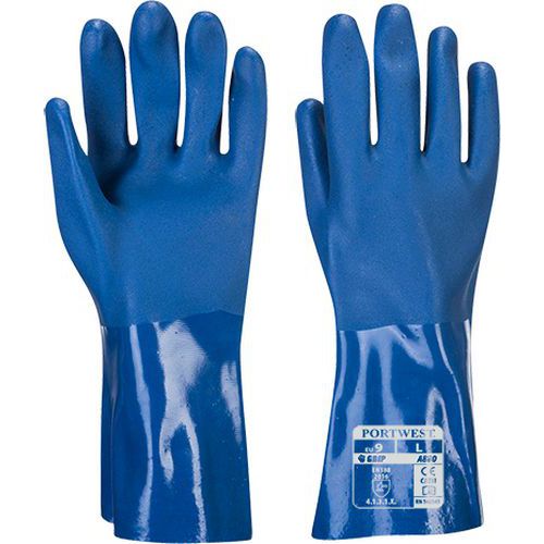 Rukavice Trawlmaster 30cm, modrá, vel. L