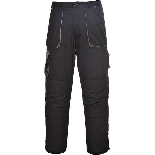 Kalhoty Portwest Texo Contrast, černá, prodloužené, vel. XXL
