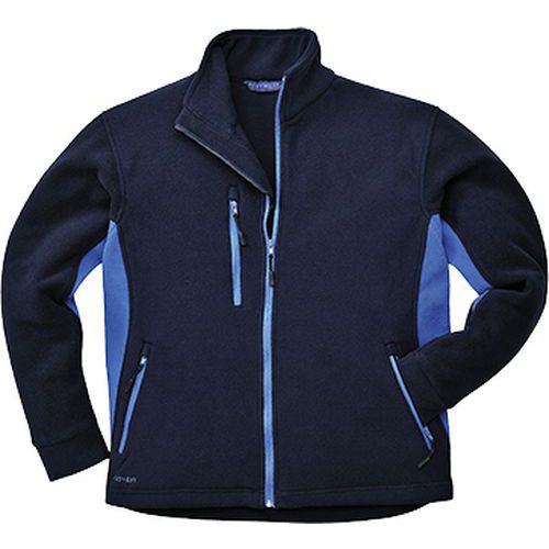 Dvoubarevná fleece Portwest Texo Heavy, modrá, vel. 4XL