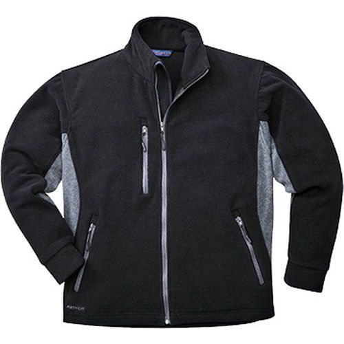 Dvoubarevná fleece Portwest Texo Heavy, černá, vel. 4XL