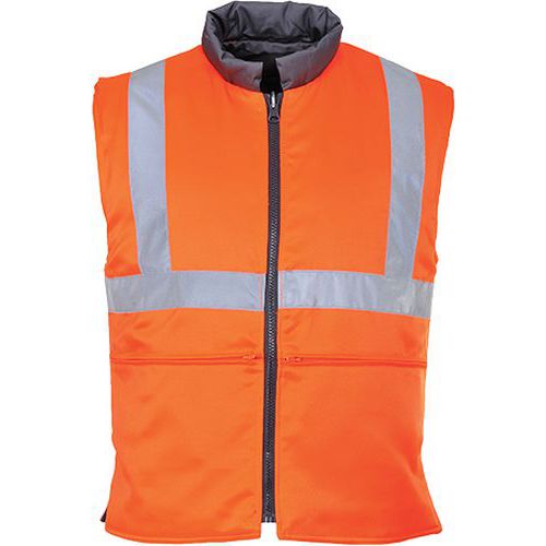 Reflexní oboustranná vesta Ris Hi-Vis, oranžová, vel. L