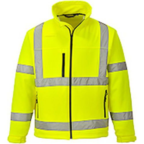 Reflexní softshelová bunda Classic Hi-Vis, žlutá, vel. XL