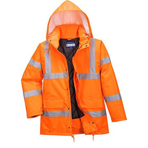 Reflexní nepromokavá bunda RIS Hi-Vis, oranžová, vel. S