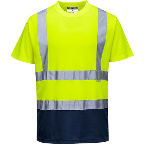Reflexní tričko s krátkým rukávem Plus Hi-Vis, žluté/modré, vel. 6XL