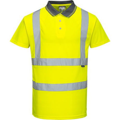Reflexní polokošile s krátkým rukávem Plus Hi-Vis, žlutá, vel. S