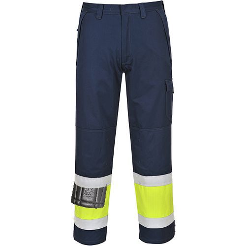 Kalhoty Hi-Vis Modaflame, modrá/žlutá, normální, vel. L